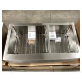 36' x 21' Stainless Kitchen Farmhouse Sink