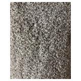 12 x 17.5 Gray Twist Plush Carpet x 209Sq Ft