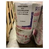 Owens Corning R13 Faced Insulation x 2 Rolls