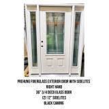 Prehung Fiberglass Exterior Door With Sidelites
