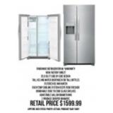 Frigidaire Refrigerator With Warranty
