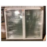 72' x 60' White Vinyl Fixed Window Unit