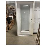 36' x 80' LH Fiberglass Full-View Exterior Door.