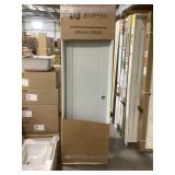 24' x 80' LH 1-Panel Primed Interior Door