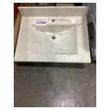 25' x 19' Single Bowl Vanity Sink