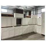 15Pc 30' Silvercreek White Shaker Kitchen