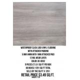Waterproof Click Lock Vinyl Flooring w/Pad x1291SF