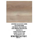 Waterproof Click Lock Vinyl Flooring w/Pad x1702SF