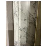 26' x 12' White w Gray Marble Formica Countertop