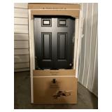 36' x 80' LH Steel 6-Panel Exterior Door
