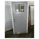 36' x 80' RH Steel Craftsman Style Ext. Door