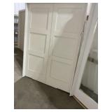 60' x 80' 3-Panel Interior French Door in White