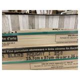 6' x 38' Porcelain Tile x 456 sq ft