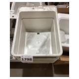 17-1/2' x 24' Single Bowl Sink x2