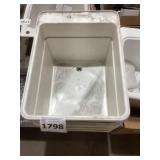 17-1/2' x 24' Single Bowl Sink x2