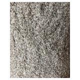 12 x 15.11 Gray Twist Plush Carpet x 191Sq Ft