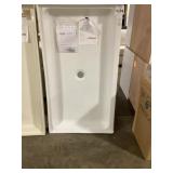 60' x 36' White Composite Shower Base