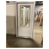 36' x 80' RH Fiberglass Mid View Exterior Door