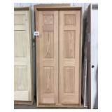 36' x 80' Red Oak French 6-Panel Interior Door