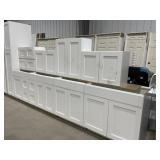 10 Piece White Shaker Style Cabinet Set