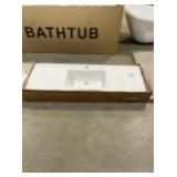 Aquabella 55' Wall Mount Sink in White