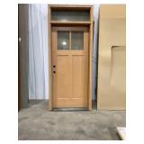 36' x 80' Fiberglass Exterior Door w/ Transom