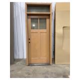 36' x 80' Fiberglass Exterior Door w/ Transom