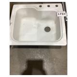 25' x 22' Single Bowl Sink