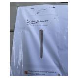 Beige Vinyl Fence End Posts x 4