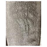 12 x 16.4 Gray Plush Carpet x 196Sq Ft