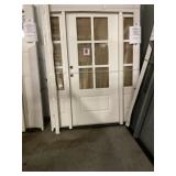 RH Fiberglass 6 Lite Clear Glass Entry Door