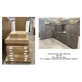 RTA Silvercreek 15Pc West Point Gray 36' Kitchen