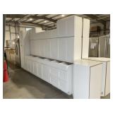 16Pc White Shaker Style Cabinet Set