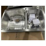 33' Glacier Bay Double Bowl All in One Sink