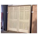72' x 80' Poplar French Interior Door