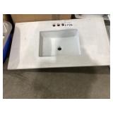 40' x 22' Single Bowl Vanity Sink