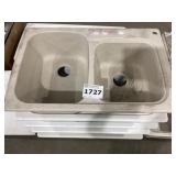 33' x 22' Double Bowl Sink x5