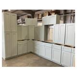 15Pc Silvercreek 36' Fresh Sage Shaker Kitchen
