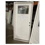 36' x 80' LH Fiberglass Craftsman Style Ext. Door