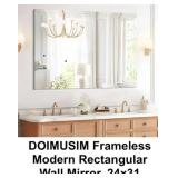 Doimusim 24'x31' Beveled Edge Mirror