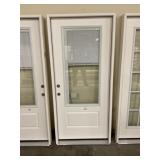 36' x 80' RH Fiberglass Exterior Door w/ Blinds