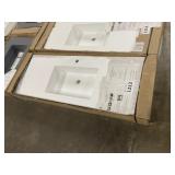 55' x 19-3/4' Wall Mounted Counter Top Sink