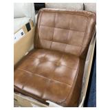 Armless Chair in Clayton Brown