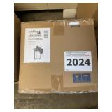 Ashley 1-Bulb Outdoor Wall Sconce in Black