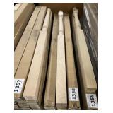 3' x 60' Unfinished Maple Baluster x 6