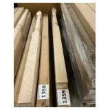 3' x 60' Unfinished Maple Baluster x 2