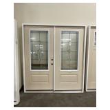 72' x 80' LH Fiberglass French Exterior Door