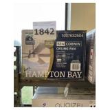 Hampton Bay 52' Ceiling Fan in Silver