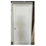 30' x 80' LH Single Panel Primed Wood Door