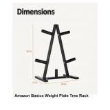 Amazon Basics 2' Weight Plate Tree Rack x 2